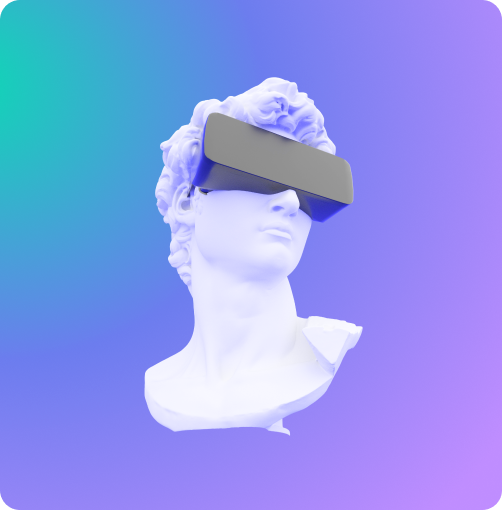 VR classical bust visual